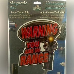 NEW Rivers Edge You Are In Range Magnetic Art